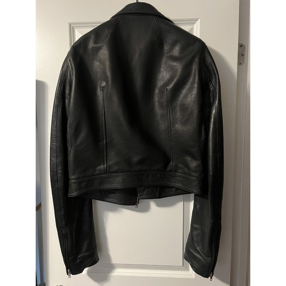 Rick Owens Leather Biker Jacket - Picture 3 of 7